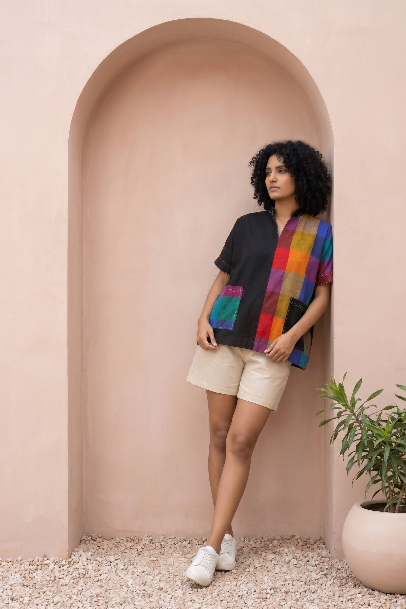 Mix & Mischief Kaftan Top (Oversized)